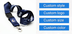Lanière de cou en satin personnalisée avec logo imprimé par sublimation – Prix abordable - Product Image 2