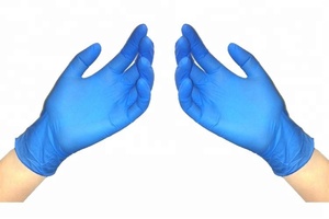 Consommables médicaux colorés de gants d'examen de nitriles jetables libres de poudre pour la vente en gros - Product Image 4