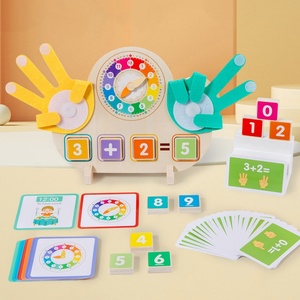 Juguetes Educativos de Madera Montessori para Niños Pequeños, Pizarra Blanca para Dibujar, Herramienta de Aprendizaje de Aritmética con los Dedos, 31 cm - Product Image 3