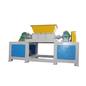 OKMT Industrial OEM Double Shaft Gearbox Shredder <b>Machine</b> 30KW High Safety Plastic PET/PVC Scrap Metal Rubber <b>Tyre</b> Waste Carton - Product Image 2
