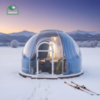 Oferta Especial: Domo Geodésico de Policarbonato Tipo Iglú para Restaurante, Carpa Burbuja Transparente para Picnic y Cenas al Aire Libre
