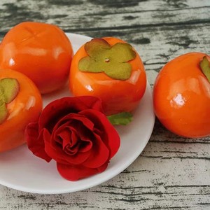 Modèle de fruit artificiel réaliste en mousse de kaki pour la décoration de <span class=keywords><strong>cuisine</strong></span> et de maison, accessoires de photographie, décoration de festival d'Halloween - Product Image 3