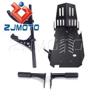 Deslizador de marco de barra de choque de protección de motor de <span class=keywords><strong>carretera</strong></span> con <span class=keywords><strong>cubierta</strong></span> de protección de chasis de placa de deslizamiento para Harley Softail Low Rider 18-UP - Product Image 3