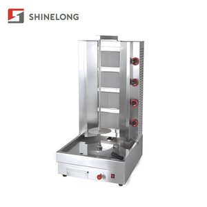 Girarrosto verticale giroscopico pollo greco Grill Gas in acciaio inox spiedino turco Doner <span class=keywords><strong>Kebab</strong></span> - Product Image 4