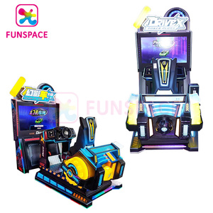 Funspace Simulador <span class=keywords><strong>de</strong></span> coche <span class=keywords><strong>de</strong></span> conducción Arcade que funciona con monedas Máquina <span class=keywords><strong>de</strong></span> videojuegos <span class=keywords><strong>de</strong></span> carreras dinámicas <span class=keywords><strong>de</strong></span> 55 pulgadas - Product Image 4