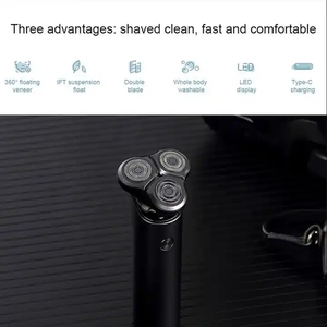 Afeitadora Eléctrica Recargable e Impermeable para Hombre, Maquinilla de Afeitar Facial Inalámbrica para Barba - Product Image 3