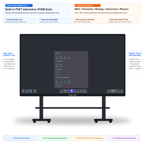 Pizarra Interactiva Digital Inteligente JH-55 de 55 Pulgadas 4K UHD con Sistema Operativo Dual para Aulas Escolares - Product Image 4
