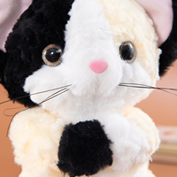 Boneka Kucing Duduk Grosir, Mainan Anak, Boneka Hewan Kucing Empuk, Hadiah Ulang Tahun, Dekorasi Sofa Kamar Tidur