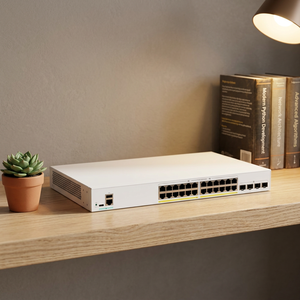 Commutateur d'entreprise d'origine, nouveau, C1200-24T-4G, série Catalyst C1200, 24 ports Ethernet 10/100/1000, commutateur réseau - Product Image 1