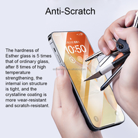 Verre trempé pour téléphone portable, qualité AAA, dureté 9H, bord 2.5D, transmission 99%, anti-traces de doigts, anti-rayures