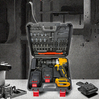 Perceuse à percussion sans balais, visseuse électrique sans fil au lithium, double vitesse, rechargeable, mini-ensemble de tournevis, pour la construction, OEM, usage industriel