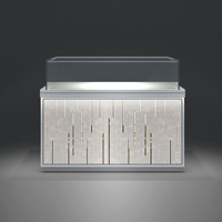 Armoire à bijoux moderne et personnalisée avec miroir LED, vitrine à bijoux en verre sur mesure avec éclairage LED pour armoire à bijoux