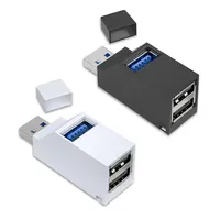 Adaptateur Hub USB 3.0/2.0 Mini Bingostyle, 3 ports, transfert de données haute vitesse, station d'accueil USB pour PC portable, en stock