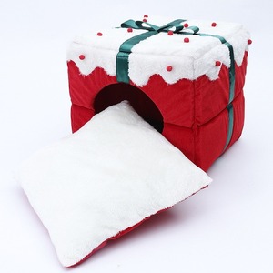 Customized New Year Cat <b>Nest</b> Warming Celebration Large Space One <b>Nest</b> Dual Purpose Winter Pet <b>Nest</b> Fully Enclosed Small Dog Dog - Product Image 3