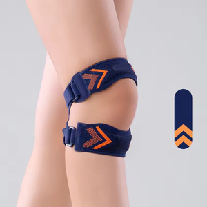 Banda de rótula deportiva de moda con protector rotuliano Soporte de <span class=keywords><strong>rodilla</strong></span> flexible para reducir el <span class=keywords><strong>desgaste</strong></span> y el riesgo de lesiones - Product Image 1
