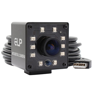 Camera USB Mini Nhìn Đêm Góc Rộng 1080 Độ ELP 170 P 30 Khung Hình/Giây Với Đèn LED Hồng Ngoại 940nm Để Theo Dõi Trình Điều Khiển Xe Tải Xe Buýt Taxi - Product Image 1