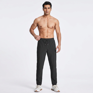 New Fashion <b>Men's</b> Pants Cargo Long <b>Stretch</b> Black Jersey <b>Men's</b> Trousers With Biker Pocket Mid Front Print Straight Knitted Work - Product Image 1