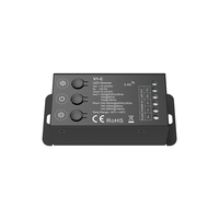 Contrôleur V1-C multifréquence 12-24V 20A 1CH RF avec variateur et contrôleur à 3 boutons pour bandes LED monochromes