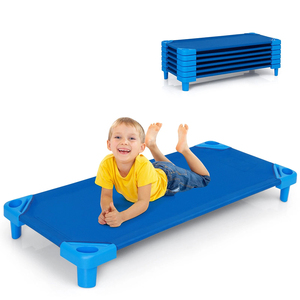 Lits de sieste empilables pour tout-petits, mobilier Montessori durable pour la maternelle, la garderie et la chambre d'enfant - Product Image 1