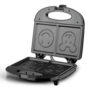 6 in 1 Electric Breakfast Pancake Nut Doughnut Waffle Maker Panini Sandwich Maker 2 Slice Breakfast Maker - Product Image 1