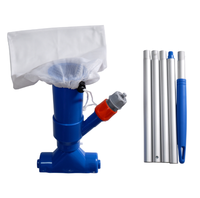 Kit de nettoyeur à jet d'eau pour piscine écologique de haute qualité BN avec brosse