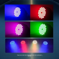 Projecteur de scène 54 LED PAR 3W IP65 pour extérieur, mariage, KTV, haute puissance, pleine couleur, trois-en-un, vente en gros