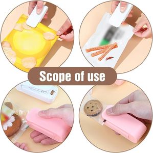 Petite mini machine à sceller les collations pour la maison intelligente Sac en plastique ménager Artefact d'étanchéité sous vide pour la conservation des aliments - Product Image 5