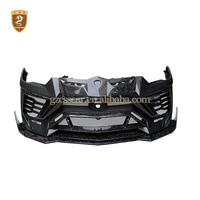 Kit carrosserie style MSY en fibre de carbone pour Lamborghini Urus : pare-chocs avant, extensions d'ailes, coques de rétroviseurs, embouts d'échappement, pièces automobiles