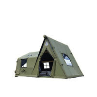 Tente de camping gonflable portable automatique rapide, grande, multi-personnes, double couche, imperméable, en tissu Oxford, pour toutes les saisons, personnalisable en usine
