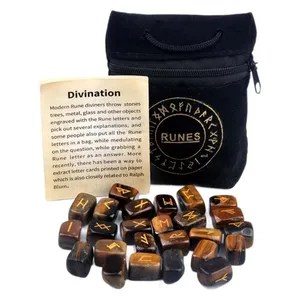 Juego <span class=keywords><strong>de</strong></span> 25 piezas <span class=keywords><strong>de</strong></span> <span class=keywords><strong>runas</strong></span>, piedra <span class=keywords><strong>de</strong></span> ágata <span class=keywords><strong>de</strong></span> cristal Natural, <span class=keywords><strong>runas</strong></span>, piedras preciosas grabadas semipreciosas, técnica tallada con bolsa <span class=keywords><strong>de</strong></span> tela - Product Image 1
