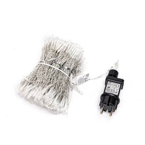 Cadena de luces planas tipo cortina, bajo voltaje, blanco frío, ideal para decoraciones festivas y ambientes acogedores. - Product Image 1