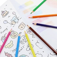 BECOL Vente en gros de crayons de couleur écologiques, 12 couleurs, crayons en bois non toxiques pour le dessin artistique, avec boîte en papier pour enfants