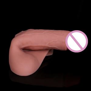 ויברטור סיליקון טלסקופי ריאליסטי, מגרה נקודת ג' רך, עם תכונת חימום ודחיפה, ויברטור גדול למבוגרים - Product Image 2