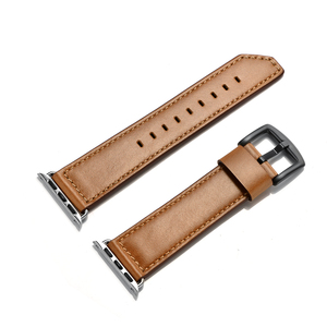 High-end di Lusso Regolabile Reale In <span class=keywords><strong>Pelle</strong></span> di Mucca 22 millimetri <span class=keywords><strong>Watch</strong></span> Band Strap Per <span class=keywords><strong>Apple</strong></span> Serie di Orologi 1 2 3 4 5 6 di cuoio Della Vigilanza Della Fascia Della Cinghia - Product Image 3