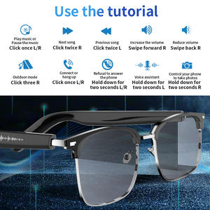 Lunettes intelligentes Meta GT13-A avec caméra 800W, transfert WIFI, contrôle gestuel, ChatGPT, lunettes intelligentes AI pour hommes et femmes, extérieur - Product Image 2