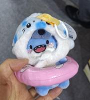 Boîte aveugle en peluche Fat Shark avec bouée de sauvetage Jouet mystère à collectionner en coton doux pour cadeau d'anniversaire