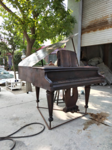Statue de <span class=keywords><strong>Pianiste</strong></span> Élégante en Bronze Grandeur Nature pour Décoration de Parc Extérieur, Statue Personnalisée de Célébrité, Statue de Figurine, Moulage de <span class=keywords><strong>Piano</strong></span> en Laiton - Product Image 5