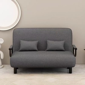 <span class=keywords><strong>Canapé</strong></span>-lit d'angle de style moderne avec rangement, design <span class=keywords><strong>convertible</strong></span> et pliable, structure en métal, revêtement en tissu pour salon - Product Image 2