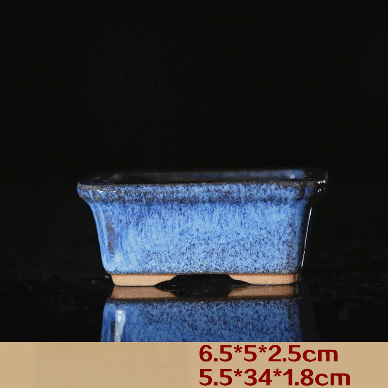 Rectangle bleu de 2,5 pouces