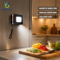 Lampe LED solaire portable haute luminosité IP65 pour camping, réparation automobile, jardin, avec chargement USB pour téléphone, fixation magnétique intégrée 0,6W