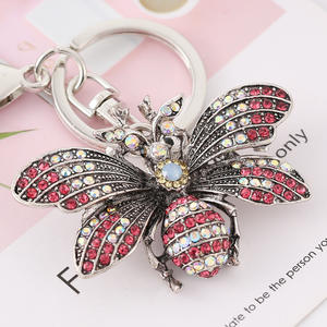 Gantungan Kunci Lebah Kristal Desain Kustom, Gantungan Kunci Ajaib Modis Grosir - Product Image 4