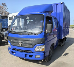 Nouveau mini camion lourd Futian, camion plat à 2 essieux avant et 4 essieux arrière, 4,2 mètres, 5,2 mètres, 3,8 mètres, camion conteneur pour l'exportation - Product Image 2