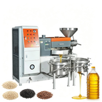Vielseitig einsetzbare Ölextraktionsmaschine für verschiedene Ölsaaten, leicht zu reinigende automatische Saatenölmühle für Ölwerkstätten, 100-150 kg/h