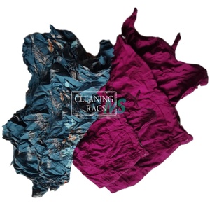 100% Cotton Industrial Cleaning Rags Soft Absorbent Colored 35-65cm 10lb & 50lb Pack Reclaimed <b>Cloth</b> Textile Waste" - Product Image 1