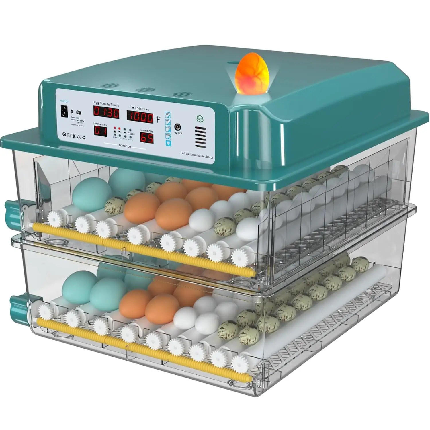 Wholesale Price 80 Egg Incubator Fully Automatic Incubators Hatching Eggs