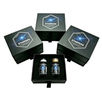 Boîte d'emballage personnalisée pour flacons de peptides de 2 ml, 3 ml, 10 ml avec support en plastique et insert, boîte coulissante sur mesure pour flacons de 2 ou 3 ml