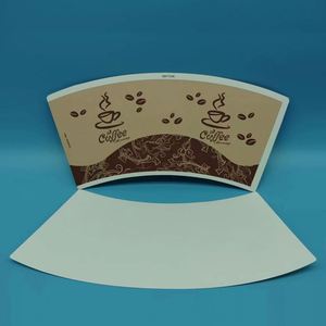 แก้วกระดาษเคลือบ PE ขนาดสั่งทำพิเศษ 4 ออนซ์ ถึง 16 ออนซ์ แบบผนังเดี่ยวหรือสองชั้น พิมพ์ลายพัดลม สำหรับอาหาร ขนม บะหมี่ สลัด - Product Image 2