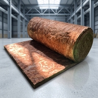 Offre Spéciale CODEMARK ISO9001 Produits en Fibre de Verre Écologiques Rouleau de Laine de Verre Marron Isolation R3.2 pour Murs, Sols et Plafonds