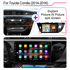 วิทยุติดรถยนต์ LEHX B รุ่น 8 Core 2 Din ระบบ Android Auto สำหรับรถยนต์ <span class=keywords><strong>Toyota</strong></span> Corolla E170 E180 ปี 2014-2016 พร้อมระบบมัลติมีเดีย Carplay และ GPS - Product Image 5
