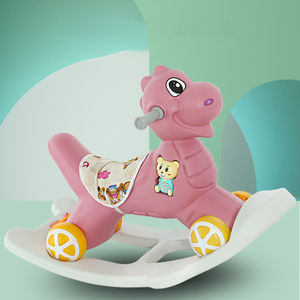 Marcheur musical rotatif de haute qualité pour bébé, jouet en plastique pour enfant, licorne, dessin animé, cheval à bascule, animal - Product Image 4